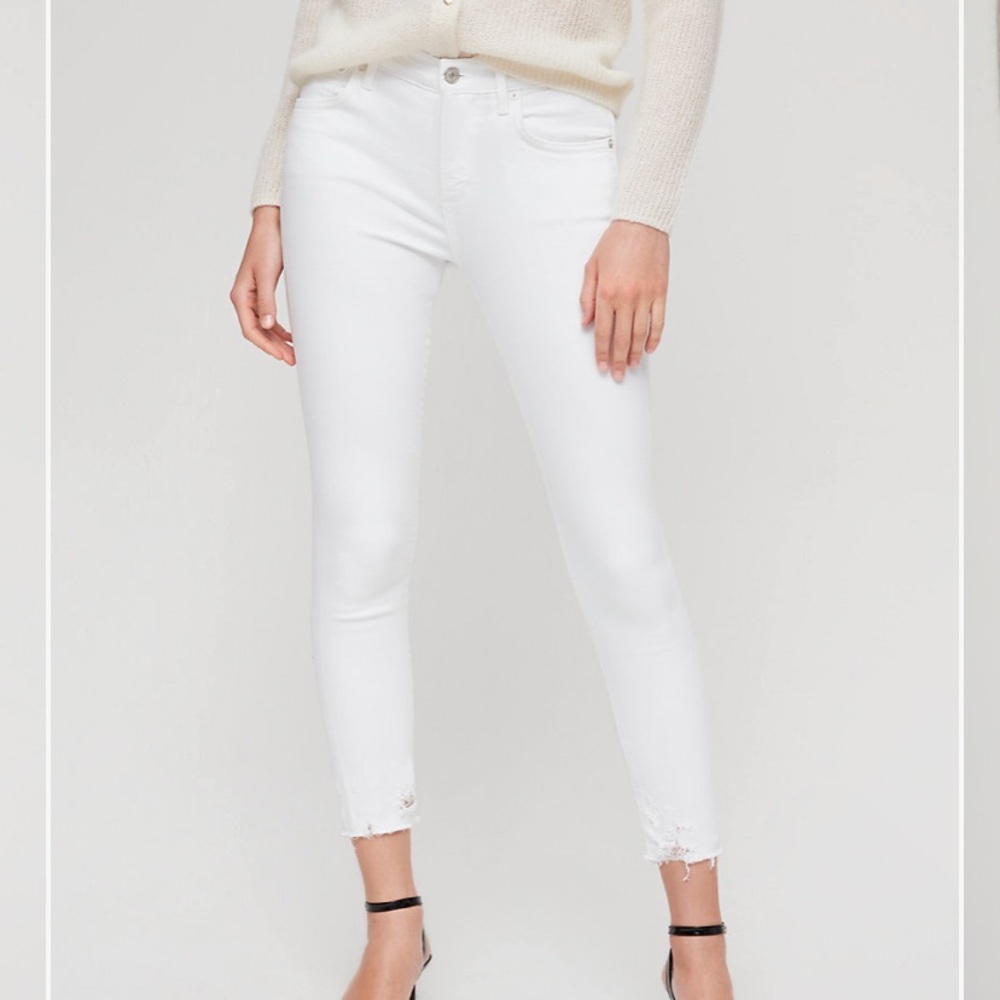 NWOT AGOLDE SOPHIE CROP JEANS